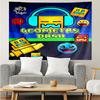 1PC Geometry Dash: Dance To The Beat Tapestry, Unique Design Tapestry, Suitable for Bedroom,Livingroom, Playroom,Heartwarming Holiday Gifts