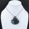 Labradorite Pendant Copper Wire Wrapped Pendant Handmade Wrapped Jewelry Labradorite Gemstone Pendant For Women Copper Jewelry Gift For Her