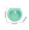 Hydroponic Silicone Vase Wall Hanging Terrarium Transparent Flower Vase Fish Tank Aquarium Container Flower Pot Home Decor