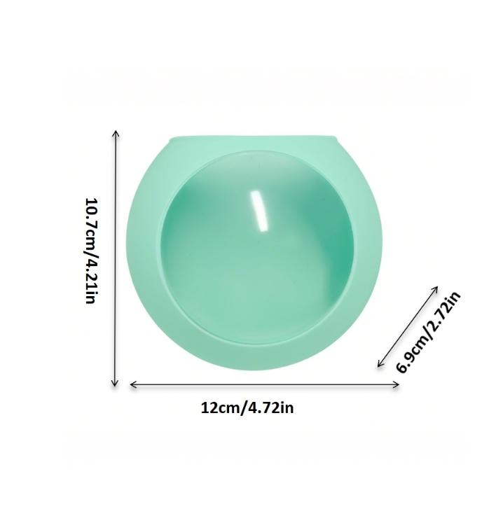 Hydroponic Silicone Vase Wall Hanging Terrarium Transparent Flower Vase Fish Tank Aquarium Container Flower Pot Home Decor