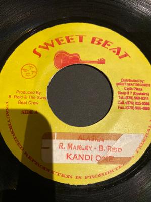 7inch Record CANDY MAN - Alaska NONE Sweet Beat Jamaica Reggae, Ska & Dub Used