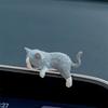 Cats Fingurine Computer Monitor Decors Mini Dog Kitties Screen TV Decorations Personality Car Accessories Mascots Craft