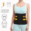 Women Waist Trainer Strap Premium Sauna Wrap Shapers Weight Loss Waist Trimmer Fitness Sweat Workout Slimming Belt Belly Cincher