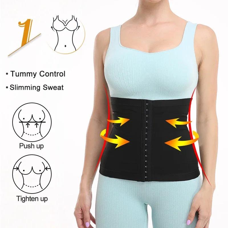 Women Waist Trainer Strap Premium Sauna Wrap Shapers Weight Loss Waist Trimmer Fitness Sweat Workout Slimming Belt Belly Cincher