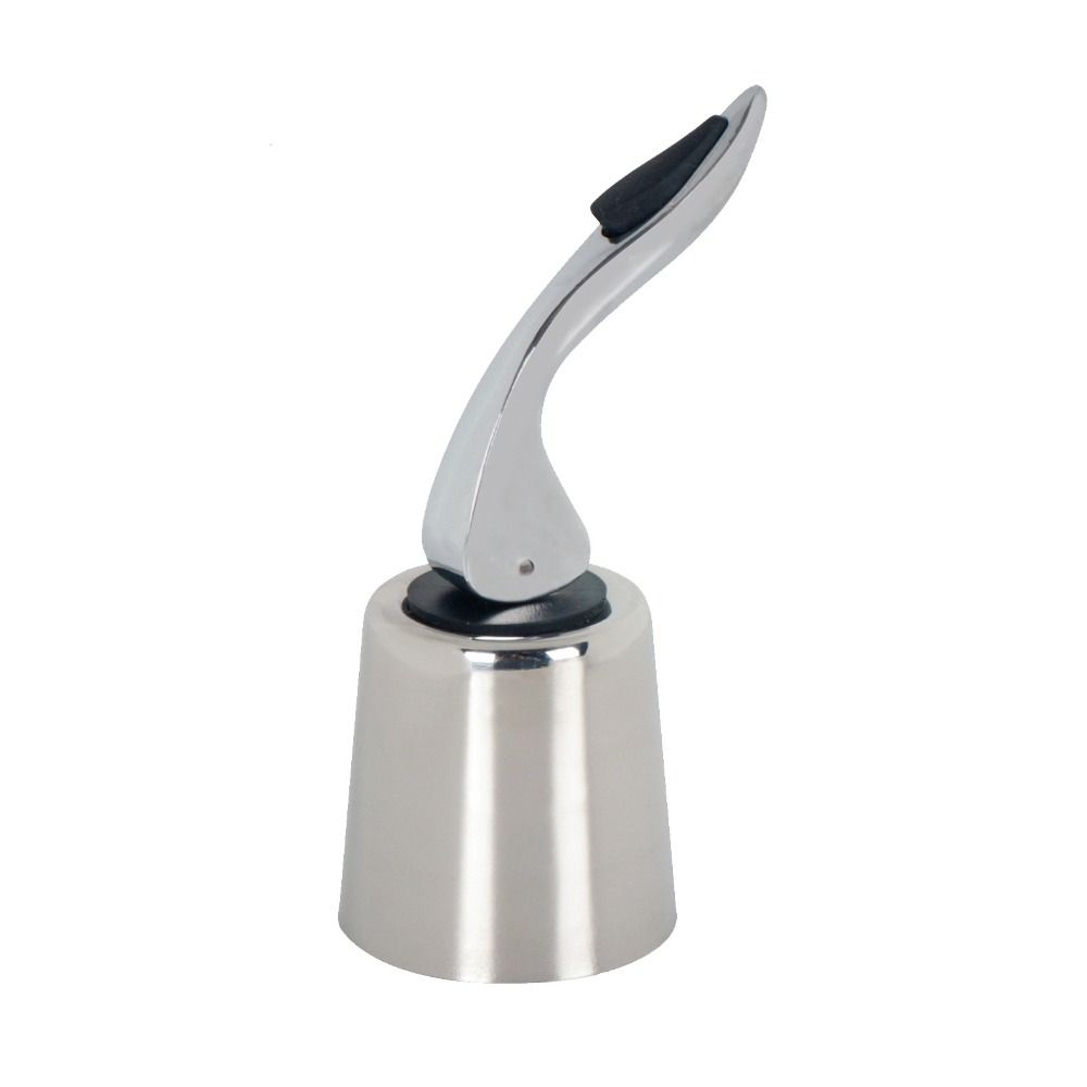 Stainless Steel Wine Cork with Silicone Seal Sealing Plug New Wine Bottle Stopper  Wine