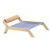 Cat Beach Chair Summer All Seasons Elevated Cat Bed with Sisal Scratcher for Outdoor Indoor Beach