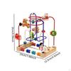 Bead Maze Toy Counting Preschool Early Math Family Fun Wooden Educational Circle