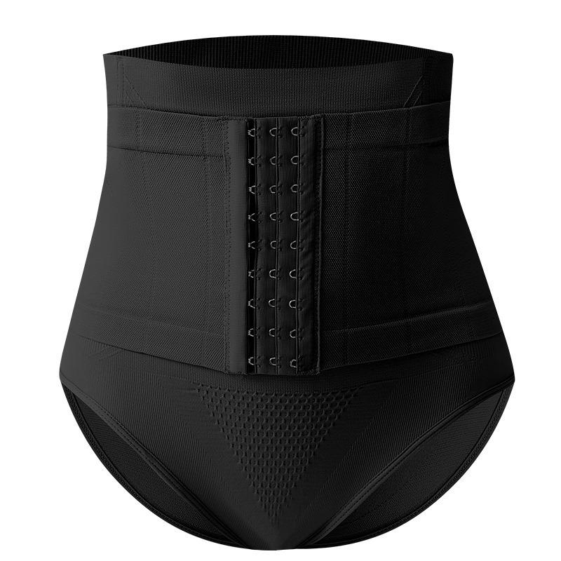 Front Hook Buckle High Waist Compression Tummy Control Hip Lifting Breathable Shape Briefs 0XL