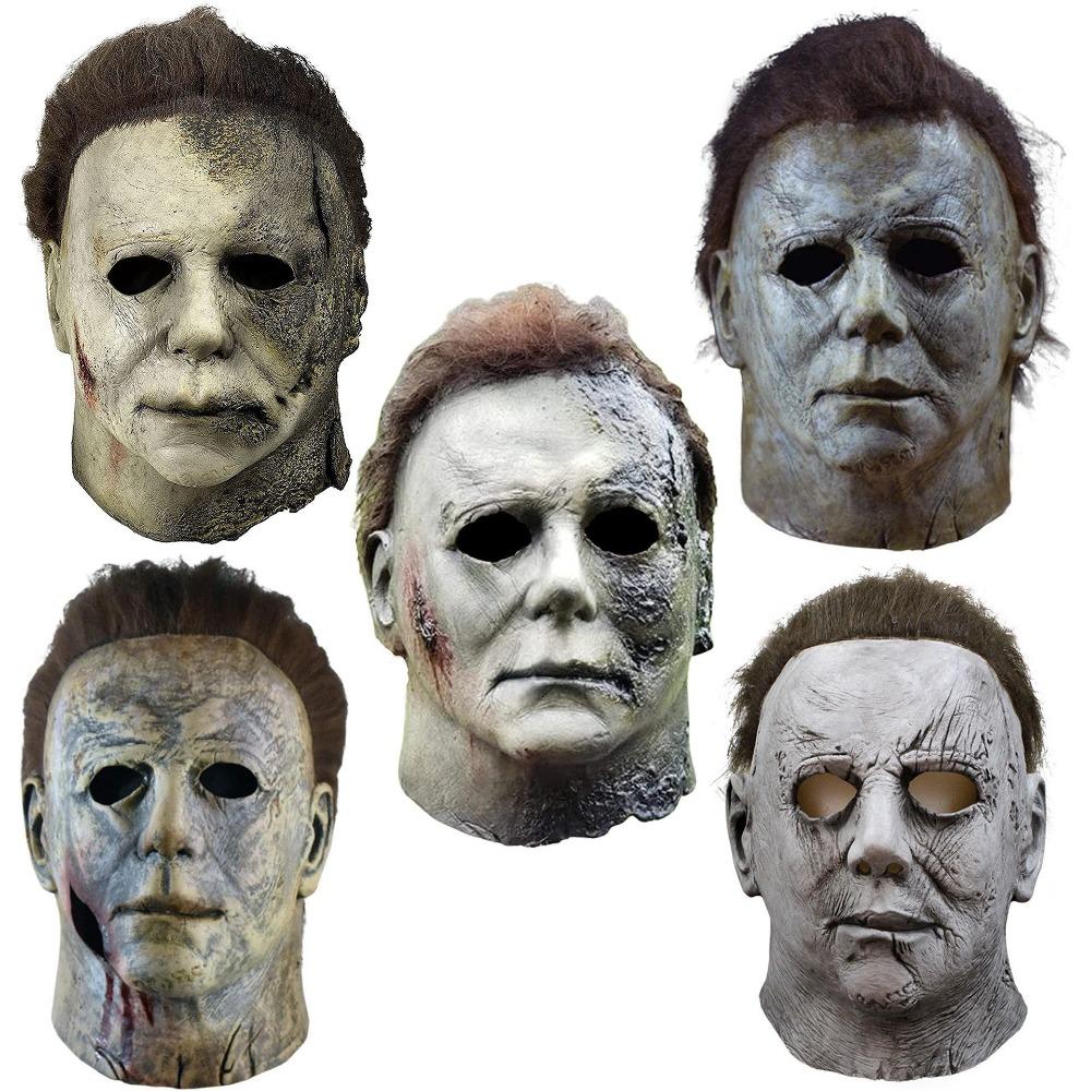 Realistická maska zabijáka Latexové Halloweenské masky Záludné hračky Maska Michaela Myerse Cosplay