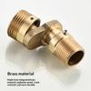 1Pcs Home Accessories Angled Curved Foot 360° Rotatable Adjustment Eccentric Screw Corner Wall Mount Shower Faucet Adapter