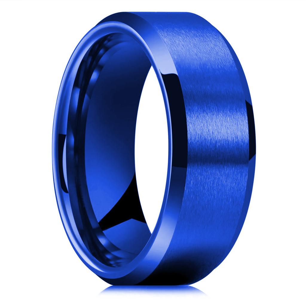 Fashion Men Ring Titanium Stainless Steel Rings For Men Matte Brushed Wedding Engagement Band Unisex  Gifts Drop Shipping