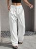 2025 Women's High-Waist Casual Loose Straight Trousers - Japanese & Korean Style for Spring/Summer