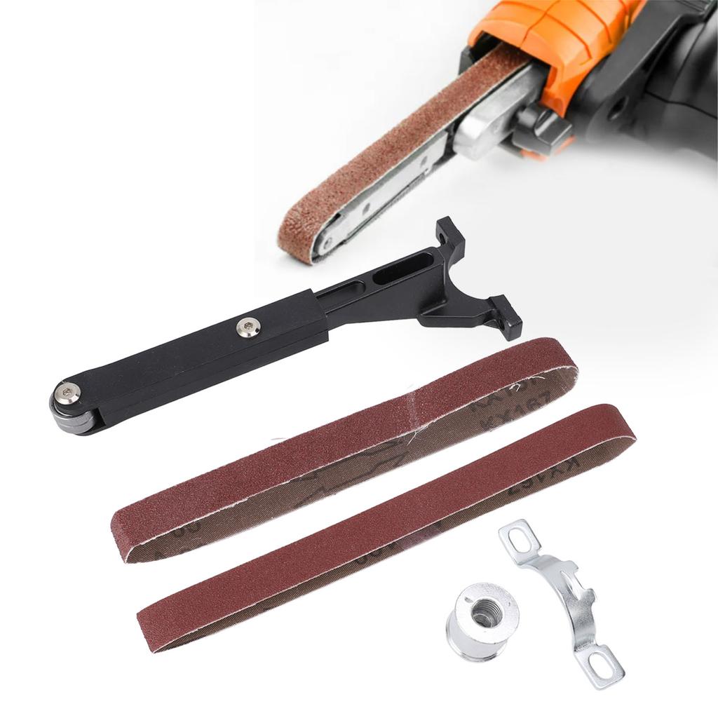 Belt Sander Adapter for Model 100, Compatible with 100 Grinders for Metal Wood -Aluminum Sand Belt For Grinding and Polishing Tasks