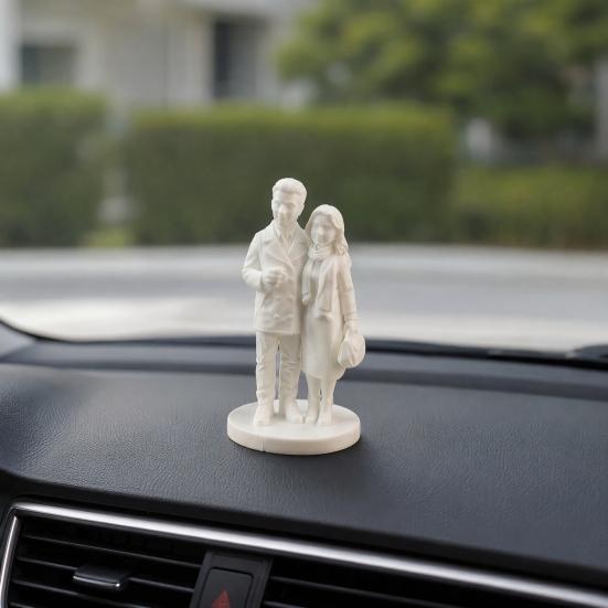 Yousheng Anniversary Couple Figurine, 3D Printed Husband And Wife Statue, Romantic Valentine's Day Wedding