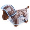 XS-8XL Pet Supplies Dog Raincoat Waterproof  Transparent Plastic Fashion Poncho Personalized Color Edge Costumes for Large Dogs