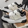 Fashion 2025 Spring New Niche Design Thick Sole Casual Shoes for Men Fashion Trend Comfortable Low Top Shoes Color Block Chunky sneakers