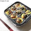 Saji Pottery Banko Ware Takoyaki Pan, Direct Heat Safe, Ceramic, Approx. 19 x 21 cm, Black, Made in Japan, 21-102 Black