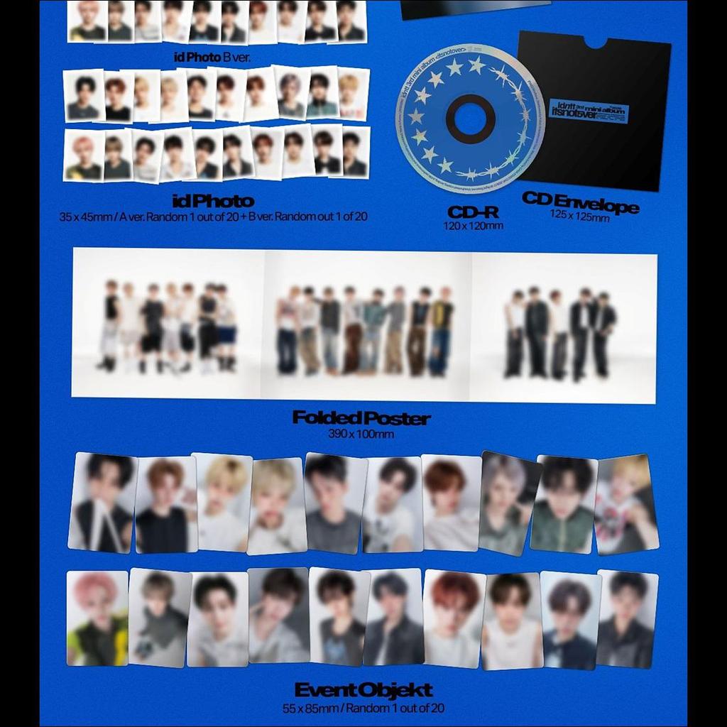 [Pre-order] idntt [itsnotover] 3rd Mini Album + Free Gift