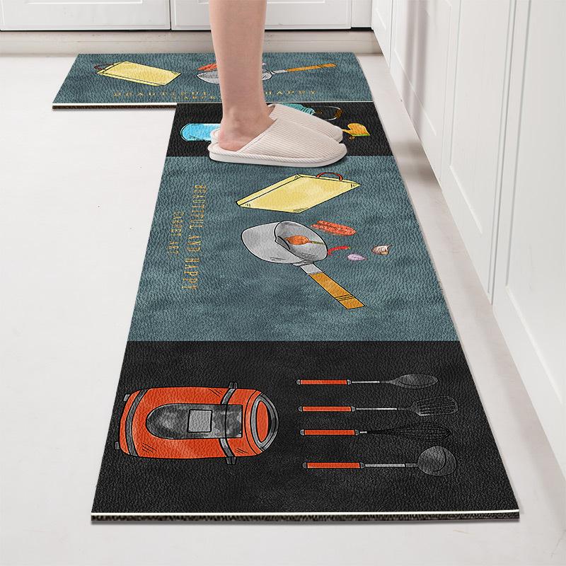Kitchen Floor Mat Long Strip Floor Mat Carpet Bedside Carpet Bathroom Door Mat Floor Mat