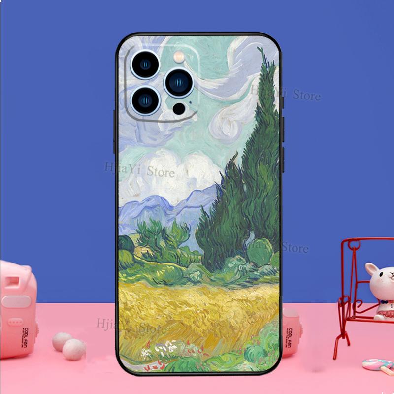 

Чехол для телефона с пейзажной масляной краской для iPhone Samsung Galaxy Redmi Xiaomi Oppo OnePlus Note SA 7 8 9 10 11 12 13 14 20 21 22 23 53 54 Pro Max Ultra Oneplus 9R