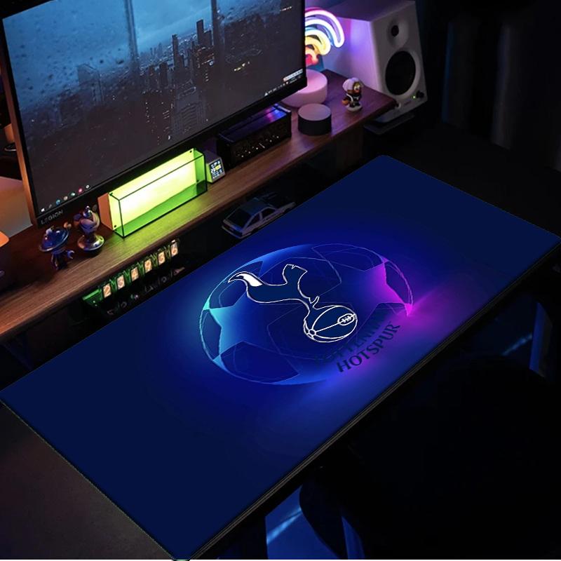 Tottenham Hotspur Crest mouse pad, rubber base, esports desk mat, mouse pad for gamers and office use, gaming desk , easy to clean mat