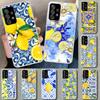 Mediterranean Lemon Phone Case Cover for Samsung Galaxy A12 A22 A32 A52 A72 A02S A51 A50S A31 A20S A10S Note 20 Ultra 10 Plus Ga