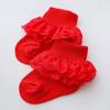 2022 Spring & Autumn Girls' Lace Princess Cotton Socks - Children's Dance Socks