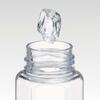 Skater Easy-to-Grip Hexagonal Plastic Water Bottle, 250ml, Blow-Drop Design, for Adults and Kids, Direct Drinking, Transparent, Snoopy Design,