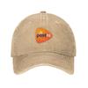 Summer PostNL Logo Print Graphic Casual Denim Cap Knitted Hat Baseball Cap Casual and Versatile Outdoor Sun Protection