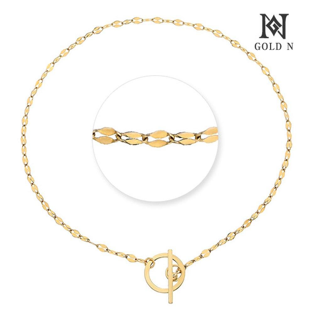 Gold N 14K Shimmer Single-Line Chain Bracelet Yg