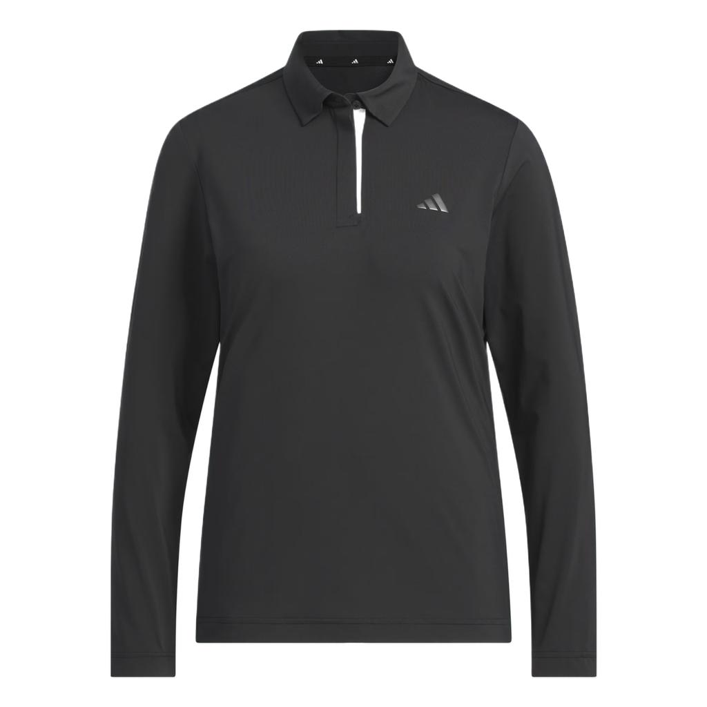 adidas Ultimate365 Tour ClimaCool Solid Long Sleeve Moisture Wicking Golf Shirt Women Tops KD7234