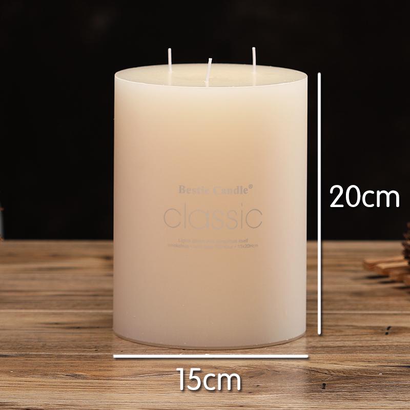 Scentless Smokeless Cylinder Candles for Weddings, Birthdays, Romantic Decor, Hotel, Church, or Dining.