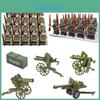 Abs Plastic Building Blocks Wwii Soldier Army Set Educational Toy For Children