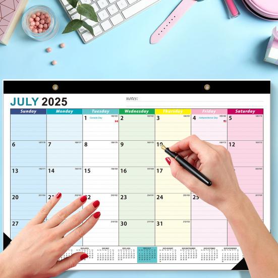 2025-2026 Nástěnný kalendář květinový design Nástěnný kalendář Jul. 2025 – prosinec. 2026 18 měsíční plánovač pro výzdobu školy Home Office