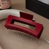 Soft Silicone Shark Hair Claw, Non-Slip Round Hair Clip for Women