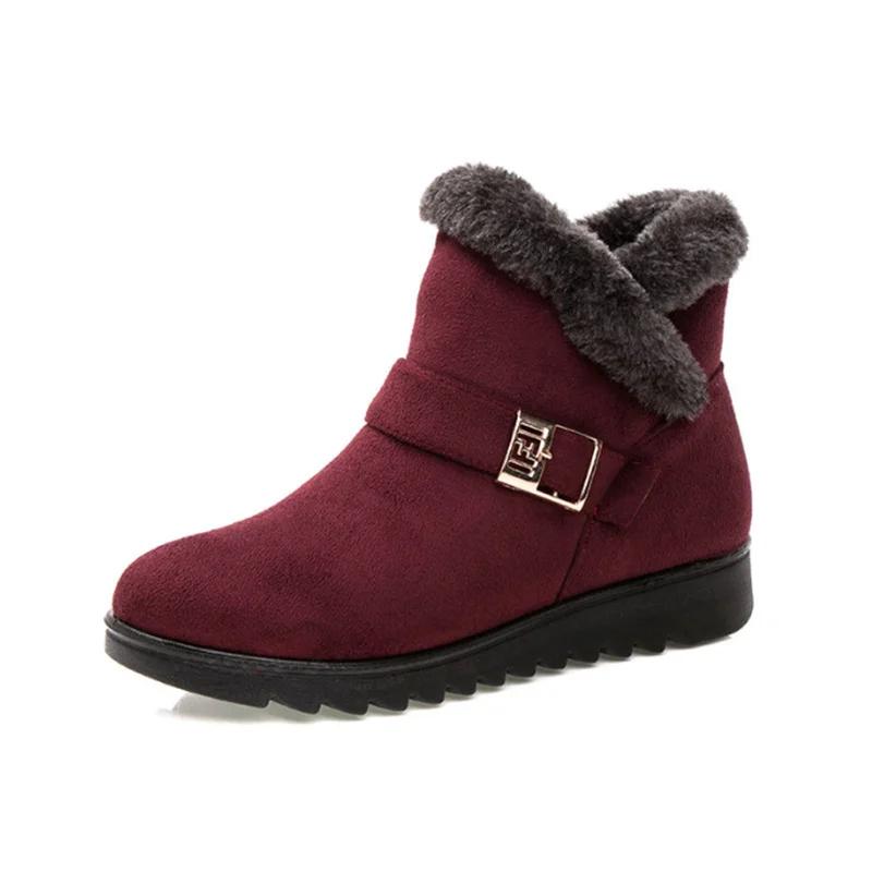 Fashion Women Boots Snow Plush Women Shoes Platform Boots For Women Fashion Keep Warm Women's Boots Flat New Botas Mujer Winter Shoes
