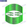 For ZX-10RR ZX10RR ZX 10RR Motorcycle Accessories Sticker 17 Inch Front Rear Wheel Hub Decal Reflective Decoration Rim Stickers