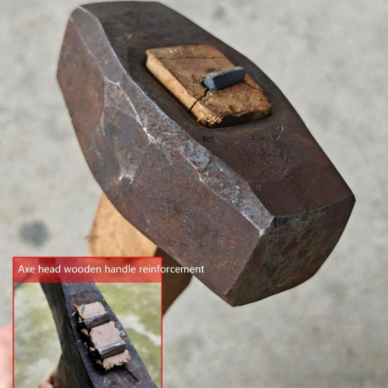 Pack Of 20 High Quality Iron Wedges For Tightening Loose Tool Handles Reliable Fixing Solution Iron Tool Accessories