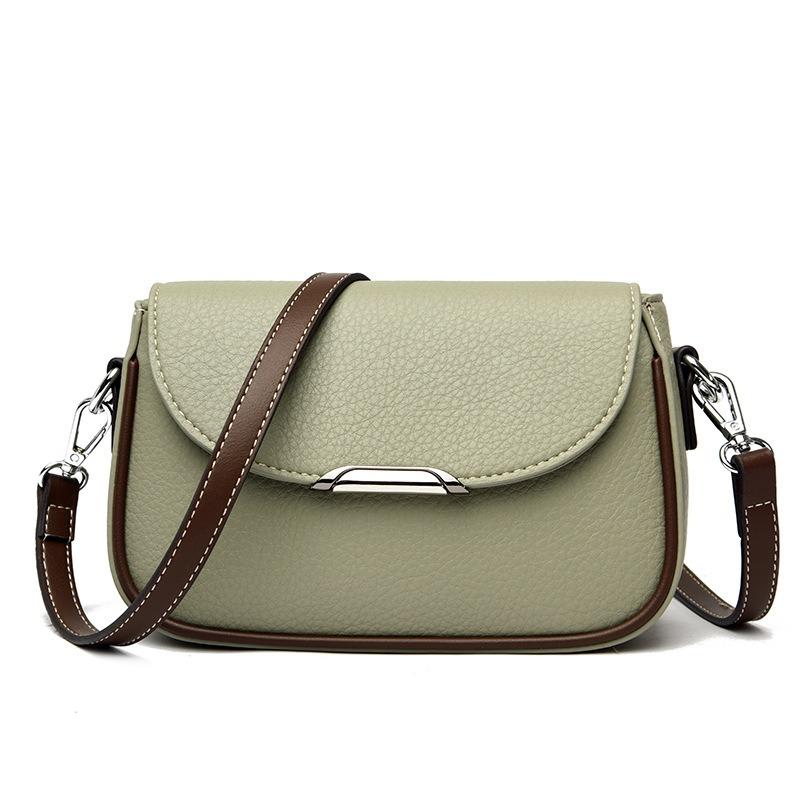 

Нова проста ретро сумка через плече жіноча універсальна легка розкішна сумка-месенджер для виходу в світ, для поїздок на роботу, текстурна маленька квадратна сумка світло-зелений колір