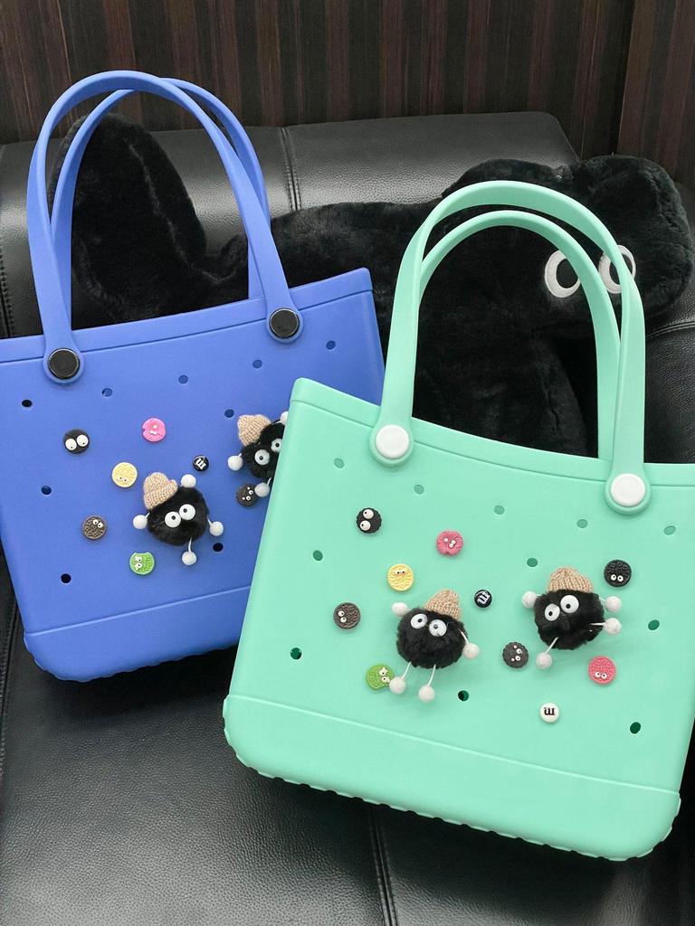 EVA Beach & Shopping Bag: Women's Handheld, Pet-Friendly Storage, Hole Design, Large Capacity (2025 Model)