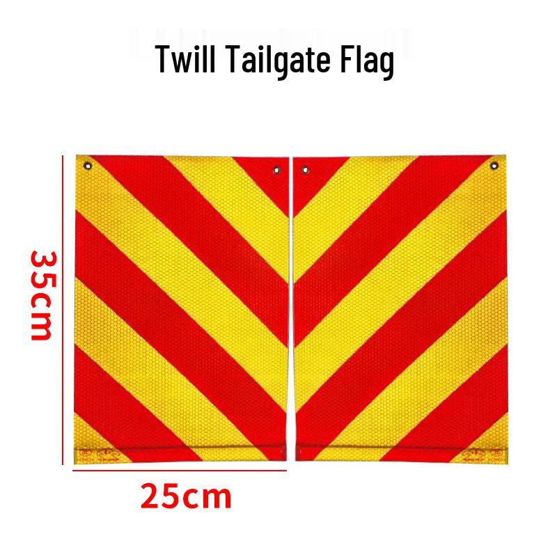 Светоотражающий флаг-маркер для задней двери грузовика