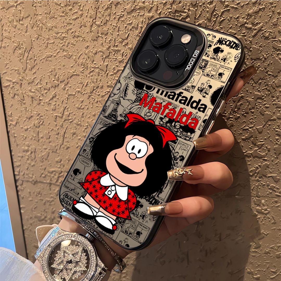 

Cute Mafalda Cartoon Hot Phone Case For Xiaomi Mi 14T 14 13 12 12T 11 Lite Poco X7 X6 F7 F6 F5 X5 F4 F3 GT Pro 4G 5G Back Cover Poco X3 4G