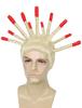 Wigs2you H-5686 HPO Herren Inseljungen Viral Zwillingsbrüder Stachelige Dreadlocks & Rote Spitzen Perücke