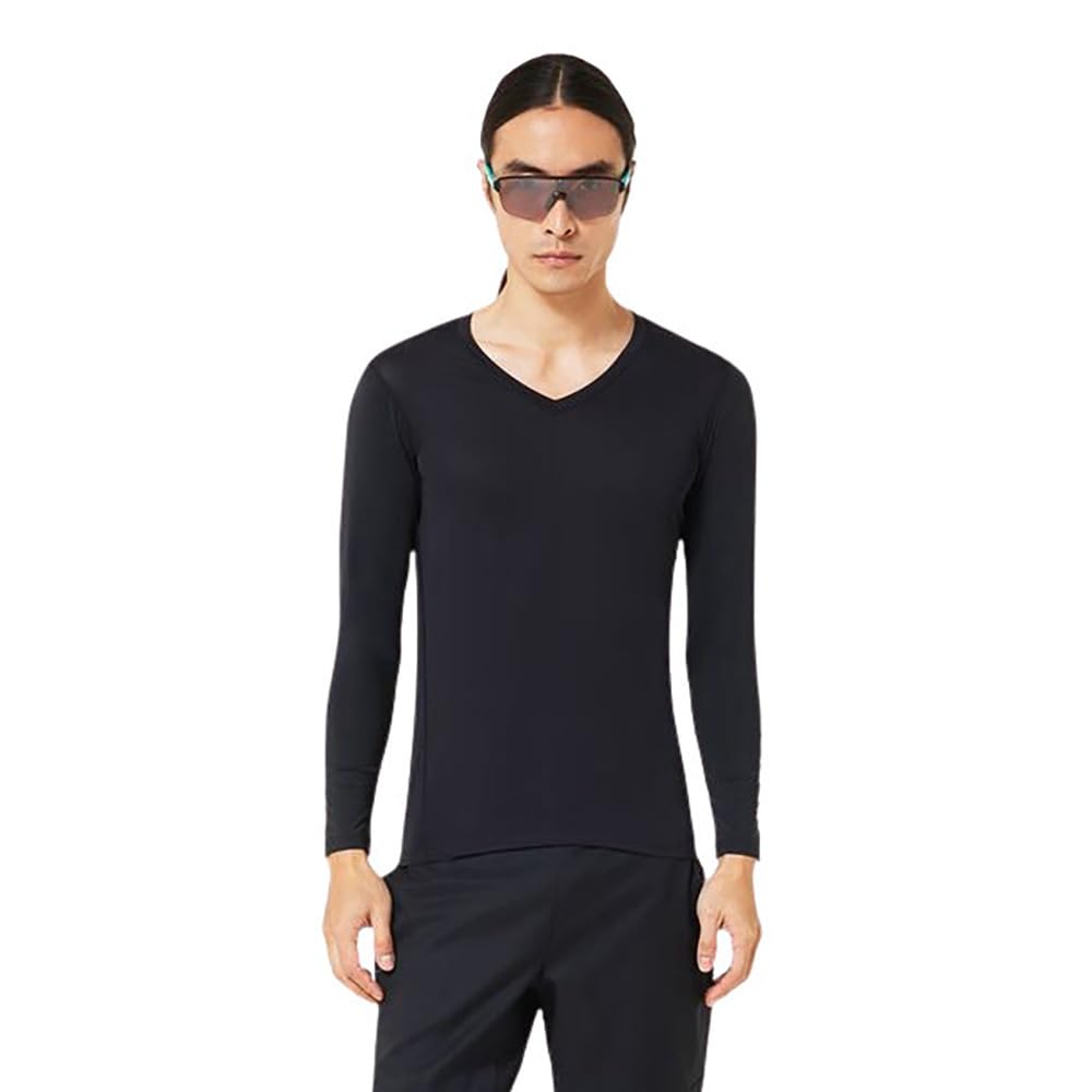 Oakley Modern Base Layer Size M Size V-Neck 50 Men s 02E Blackout Japanese L 5890₽