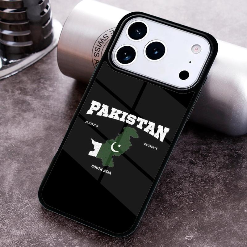 Pakistan Flag Phone Case for iPhone 17 16 15 Pro Max Air 14 13 12 11 Plus Shockproof Capa Cover