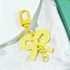 Transparent Acrylic Bow Keyring for Girls' Bags - DIY Pendant Accessory Small Gift