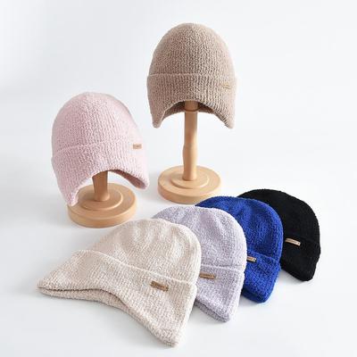 Kinder Winddichte Wollmütze - Herbst/Winter Strick, Warm Uni für Jungen & Mädchen