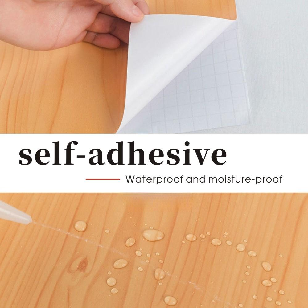 55cm Width Wood Grain PVC Wallpaper for Door Wardrobe Cupboard Table Furniture Waterproof Self Adhesive Stickers Home Decor Film