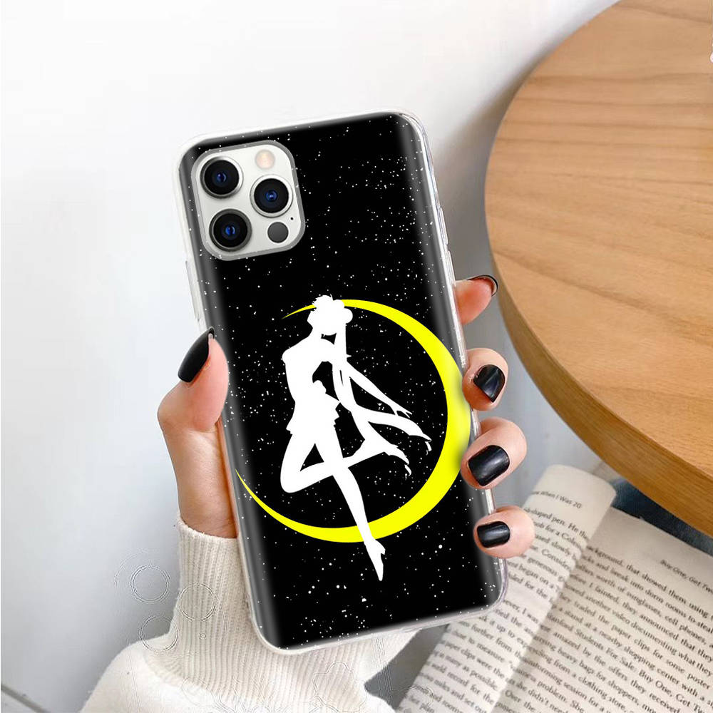 Sailor Moon TPU-Hülle für iPhone XR 7 8 14 15 11 12 13 X XS Pro Max Xiaomi Redmi 13C Hinweis 9 Samsung A22 S23 S24 Ultra Plus VIVO