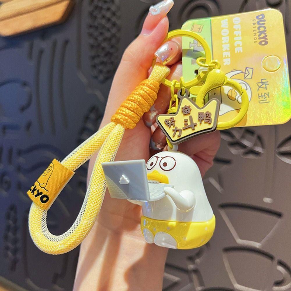 PVC Dress Slips Andedukke Nøkkelring Arbeider Hard Xiao Liu And Nøkkelring Kvinne Dame Jente